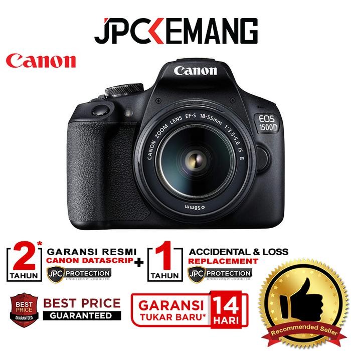 Canon EOS 1500D kit 18-55mm Kamera DSLR Canon 1500 D 18-55 mm Garansi Resmi