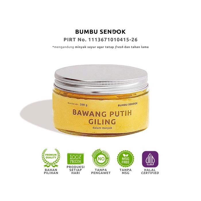 

Pilihan- Bumbu Sendok Bawang Putih Giling Dalam Minyak / Garlic Paste 200G