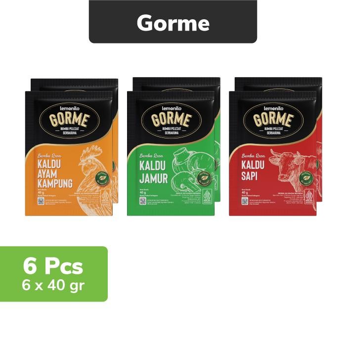 

Pilihan- [Promo] - 6 Pcs Lemonilo Paket Komplit Gorme Bumbu Pelezat Serbaguna 40G