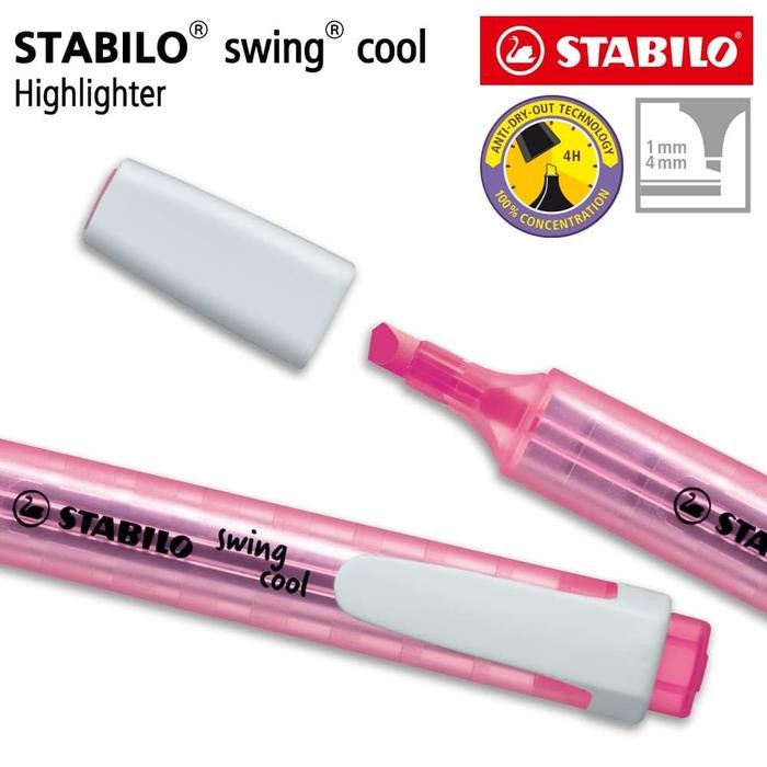 

STABILO Swing Cool Pink / Highlighter Warna Merah Muda Original