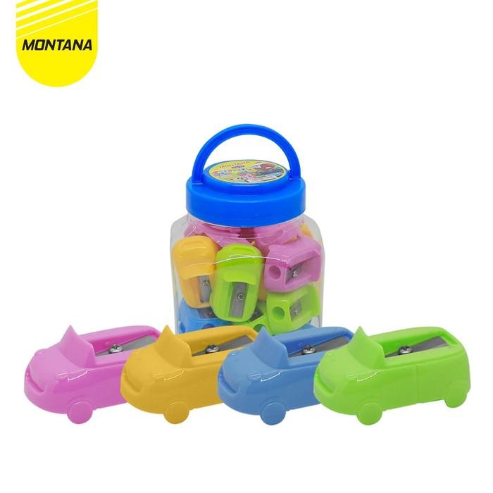 

MONTANA Rautan Serutan Pensil 1 Set 24 Pcs Free Toples Sharpener Motif Animal TSJ-24