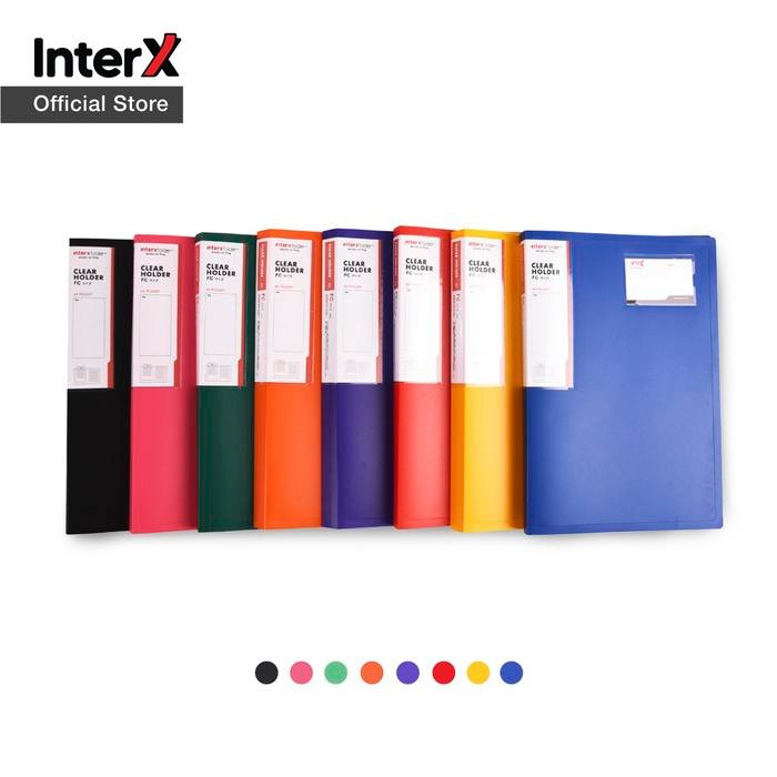 

InterX Folder Clear Holder / Document Keeper / Map Display Album 40 lembar Folio (F4)