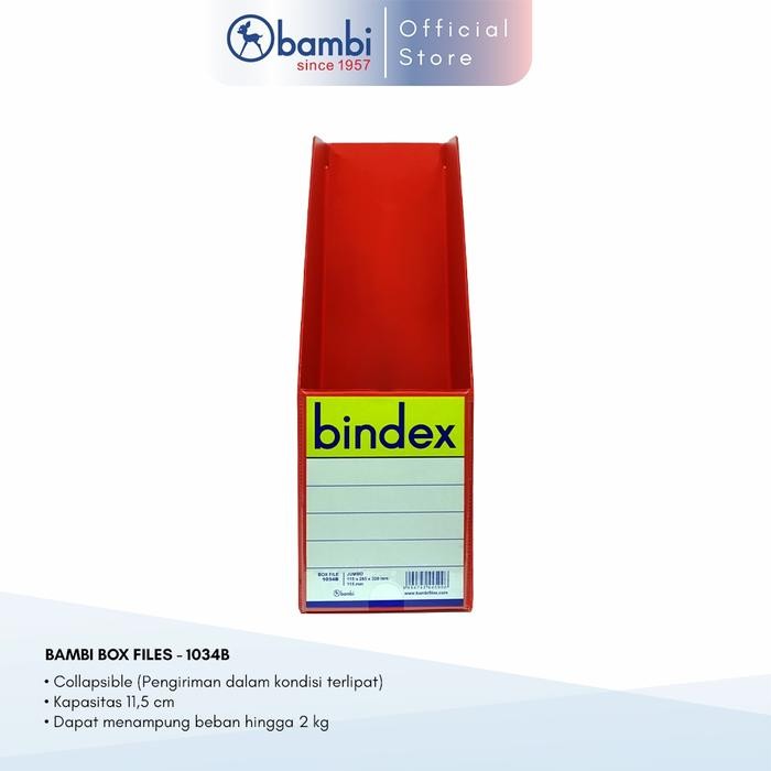 

Bindex Box File Magazine All Color Super Big Size 115 mm Original