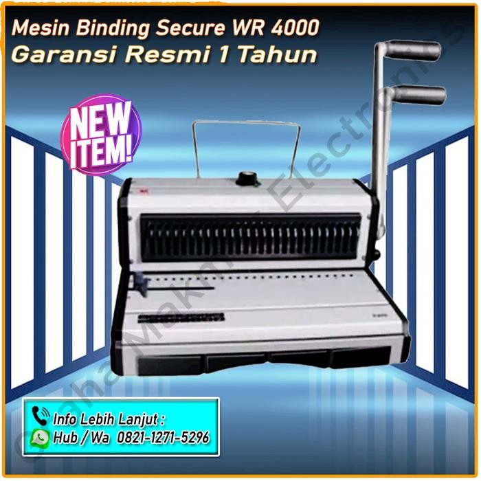 

MESIN BINDING SECURE WR 4000