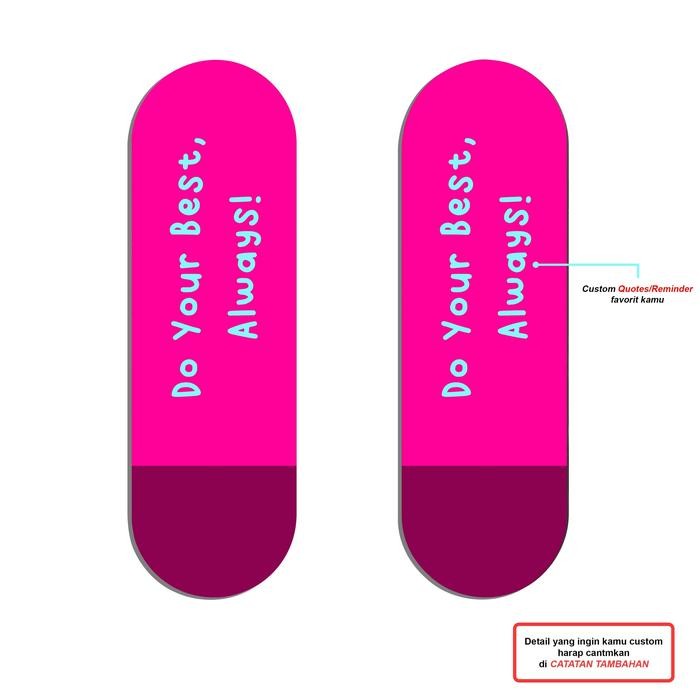 

Neon Post It For You - Pink Finger Grip (Custom)