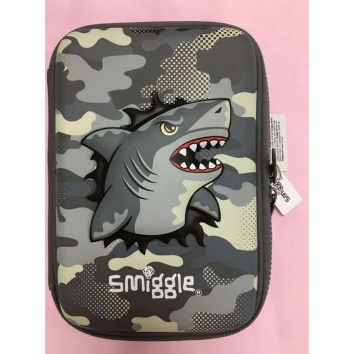 

SMIGGLE ORI SHARK BUDZ PENCIL CASE HARDTOP/ TEMPAT PENSIL SMIGGLE/KADO