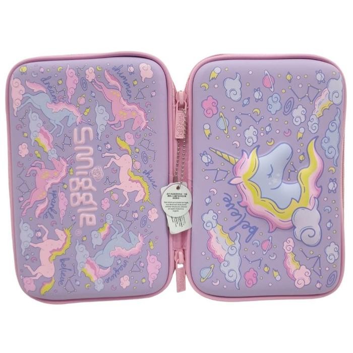 

TEMPAT PENSIL SMIGGLE ECLIPSE UNICORN / TEMPAT ALAT TULIS ANAK PEREMPUAN AWAN PINK PELANGI UNICORN /
