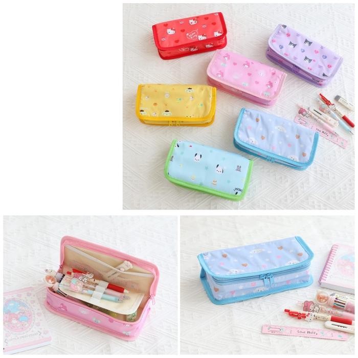 

TEMPAT PENSIL HELLO KITTY POMPOMPURIN POCHACCO