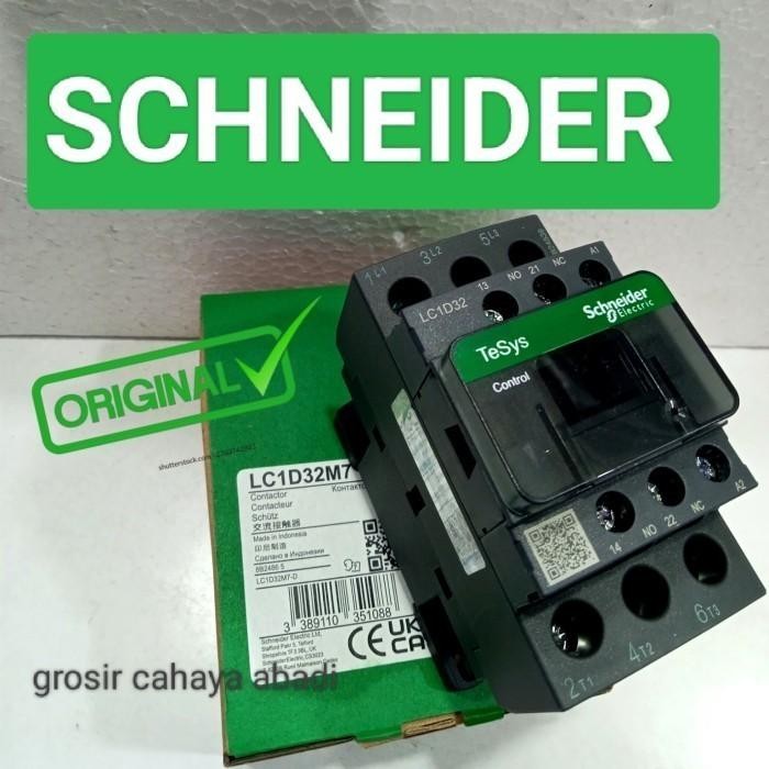 Kontaktor Schneider Lc1D32E7 48Vac 50A 3Phase/Kontaktor Schneider Original/Kontaktor 50 Amper