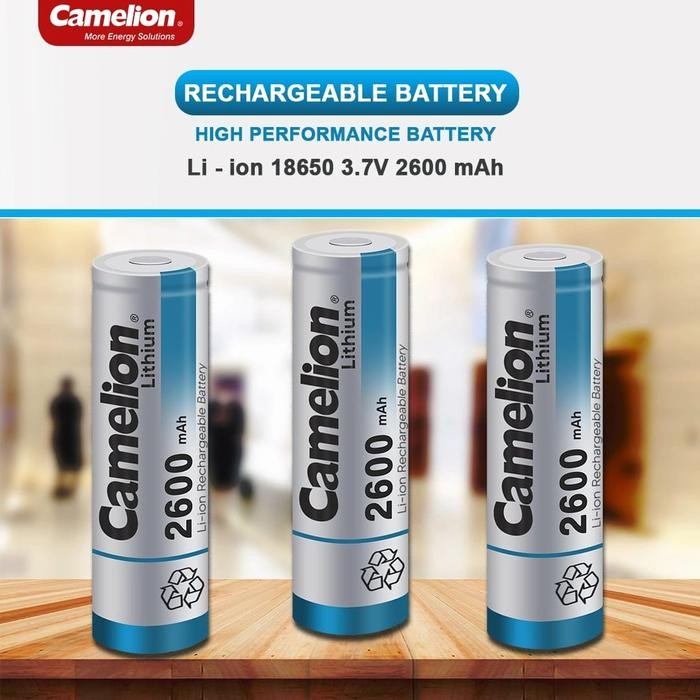 Camelion Baterai Lithium 18650 2600mah - Blister
