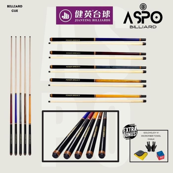 Stick Billiard Kayu Jianying JumpBreak Cue Jump Break Jianying Power Break II - Stick Break Stik Cue