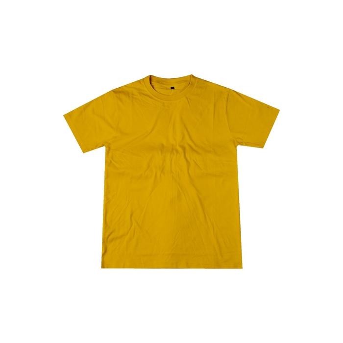 Pilihan- Kaos Bigsize Polos Pria Kuning Mustard