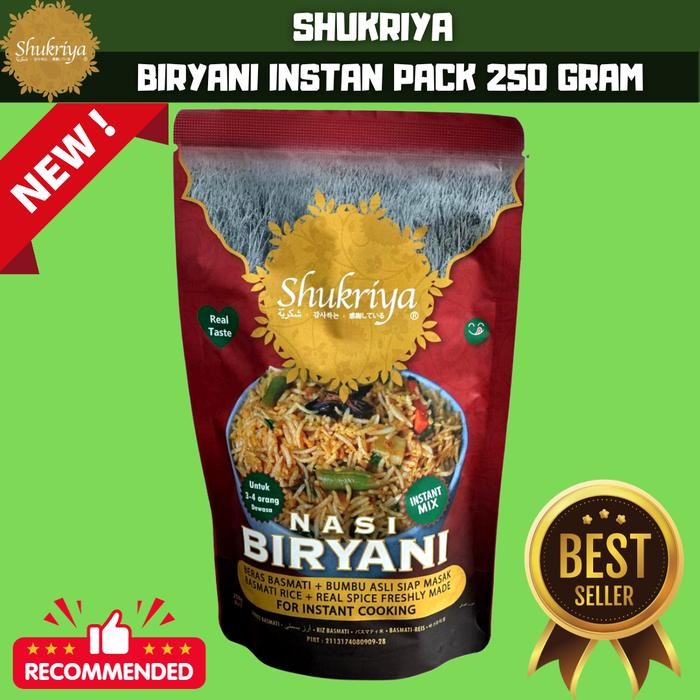 

Stok Baru Shukriya Nasi Instan Siap masak Food Rice