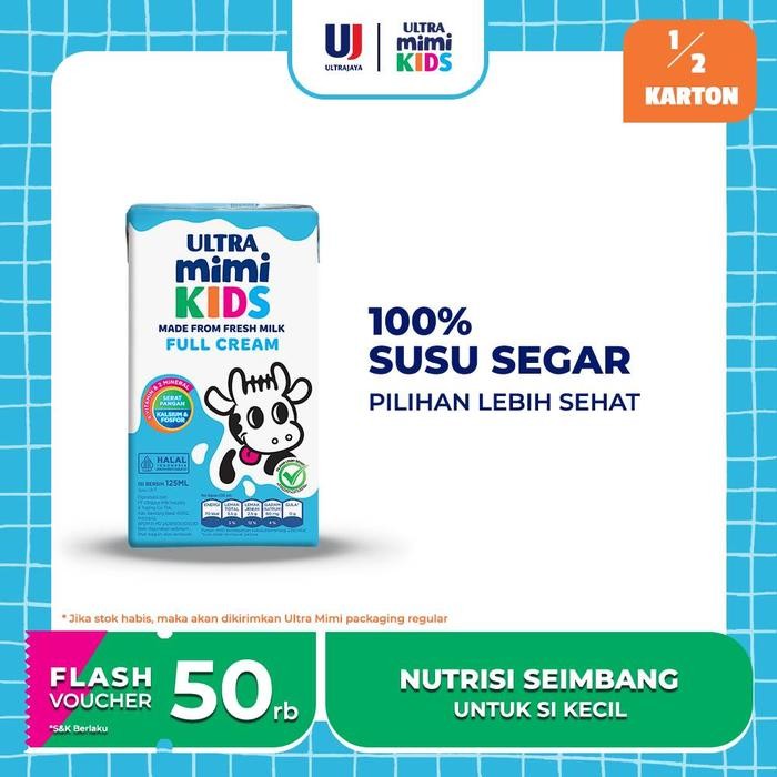 

Pilihan- Ultra Mimi Susu Uht Full Cream 125Ml 1/2 Karton (20 Pcs)