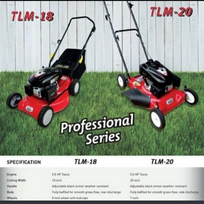 Tasco Mesin potong rumput dorong TLM 18 E Lawn Mower TLM 18 E otomatis