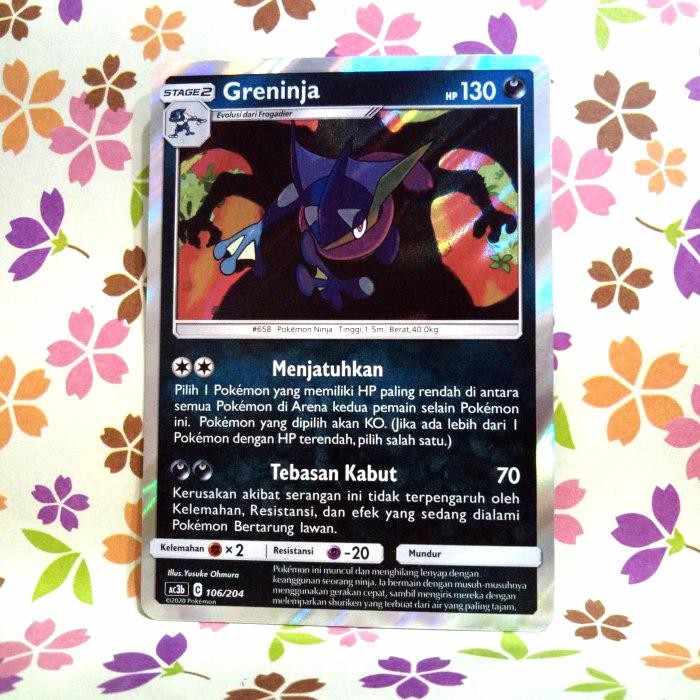 Pilihan- Greninja R Foil Ac3B 106/204 Pokemon Tcg Indonesia