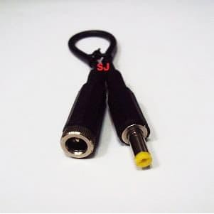 Pilihan- Kabel Power Dc 2.1Mm Female To Dc 4.0Mm X 1.7Mm Male