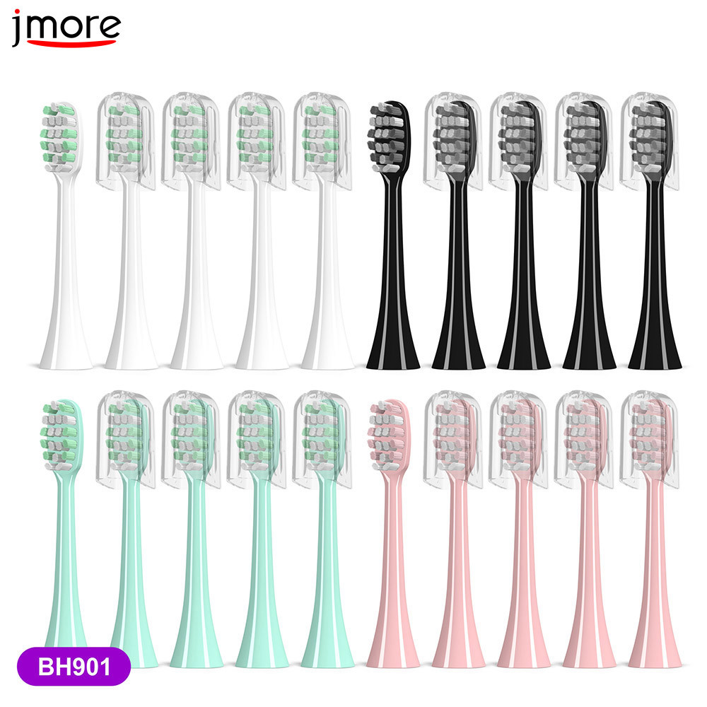 Electric Toothbrush Replacement Heads Jmore BH901 Adult Oral Care Daily Cleaning Whiteing Replaceabl