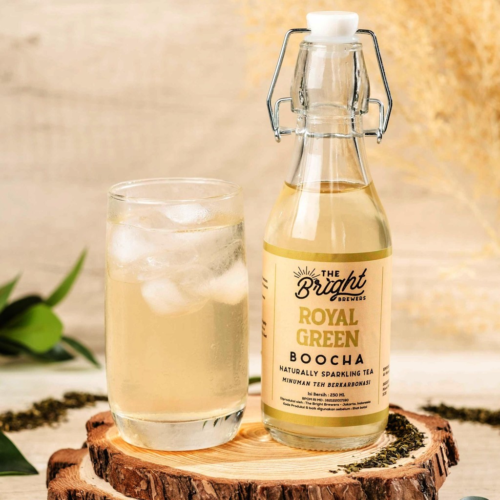 

Kombucha Green Tea 250 ML - The Bright Brewers - Teh Hijau Fermentasi
