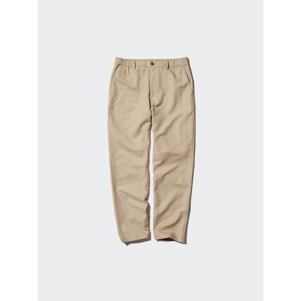 Uniqlo Celana Rileks Linen Blend