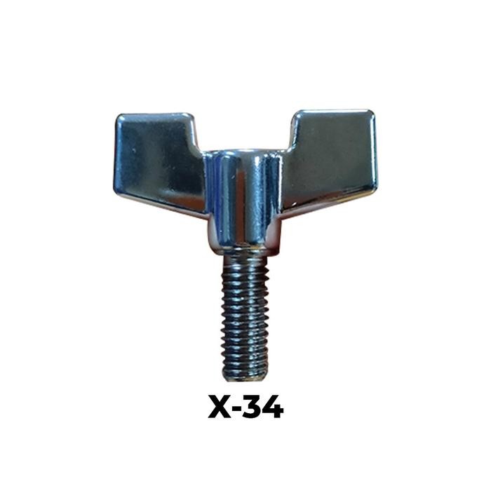 Thumb Screw, Wing Screw For Cymbal Stand M8 X34