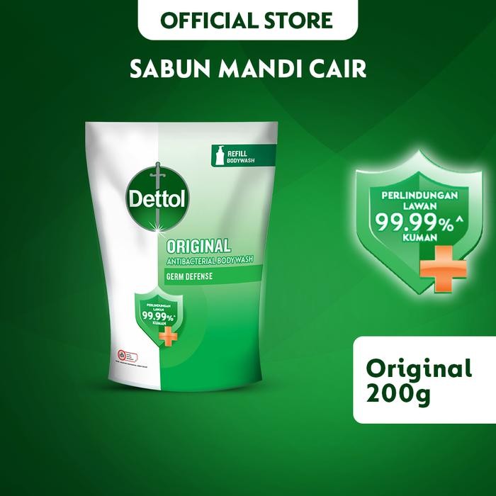 Pilihan- Dettol Sabun Mandi Cair Original 200Ml - Sabun Anti Bakteri