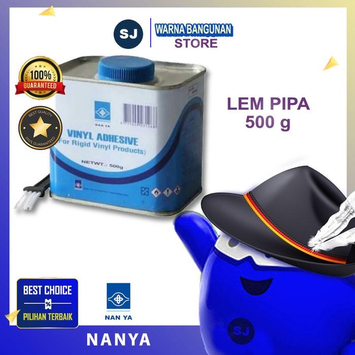 Terbaru Lem Pipa Pvc Nanya / Lem Fitting Pvc Nan Ya / Lem Taiwan Ukuran 500Gr Terlaris