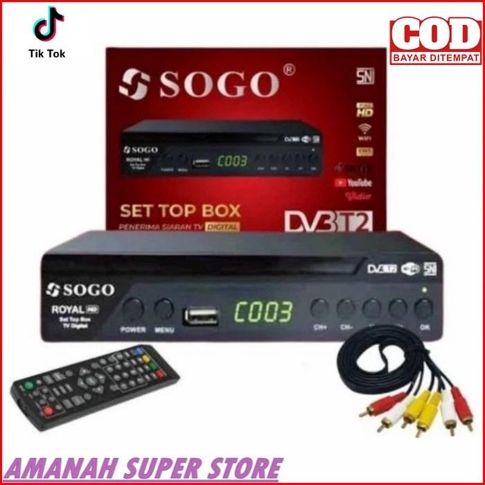 Paling Bagus Set Top Box Sogo Dvb T2 Tv Siaran Digital Receiver Stb
