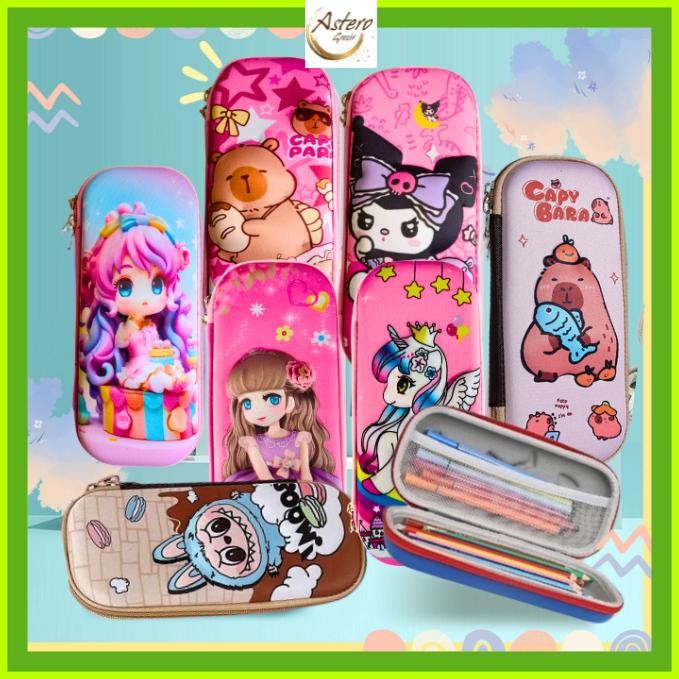 

OJ Kotak Pensil Karakter 3D Timbul Anak Sekolah Impor Premium EVA