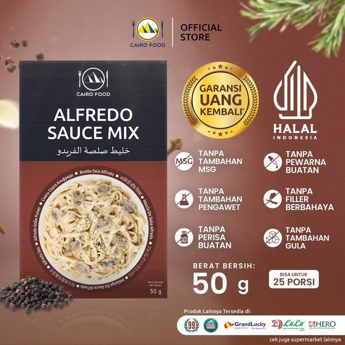 

Stok Baru Bumbu Alfredo Sauce Mix - Cairo Food
