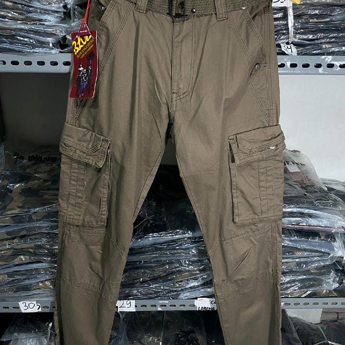 Fitras Collection - Celana Bwc//Celana Kargo Panjang Polos// Celana Panjang//Celana Pria Outdoor //