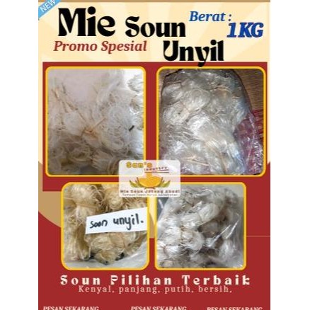 Pilihan- Mie Soun Klaten Sans Industry Unyil Panjang 1000G - 450G Noodles, Food