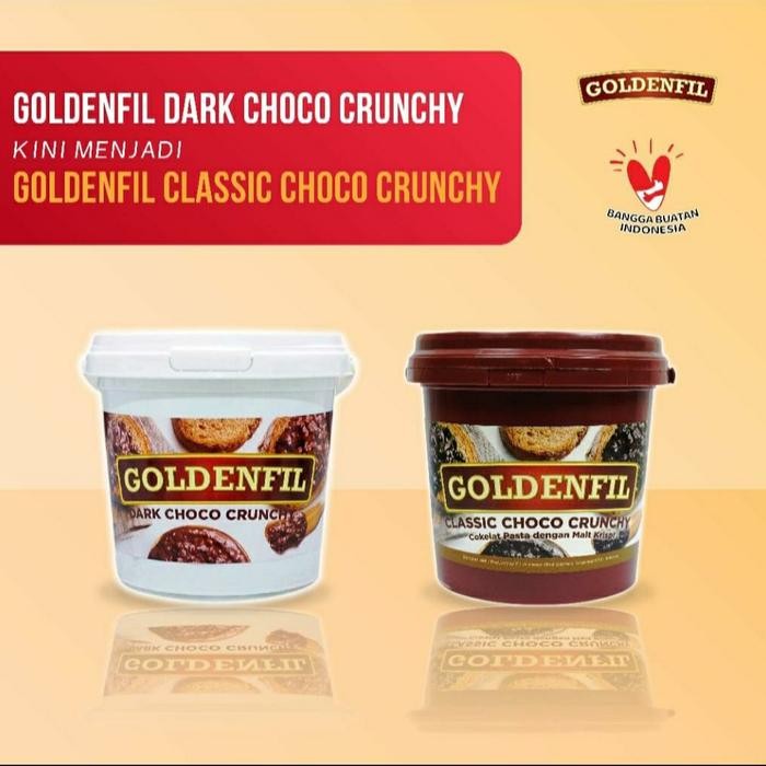 

Pilihan- Goldenfil Dark Choco Crunchy 1Kg