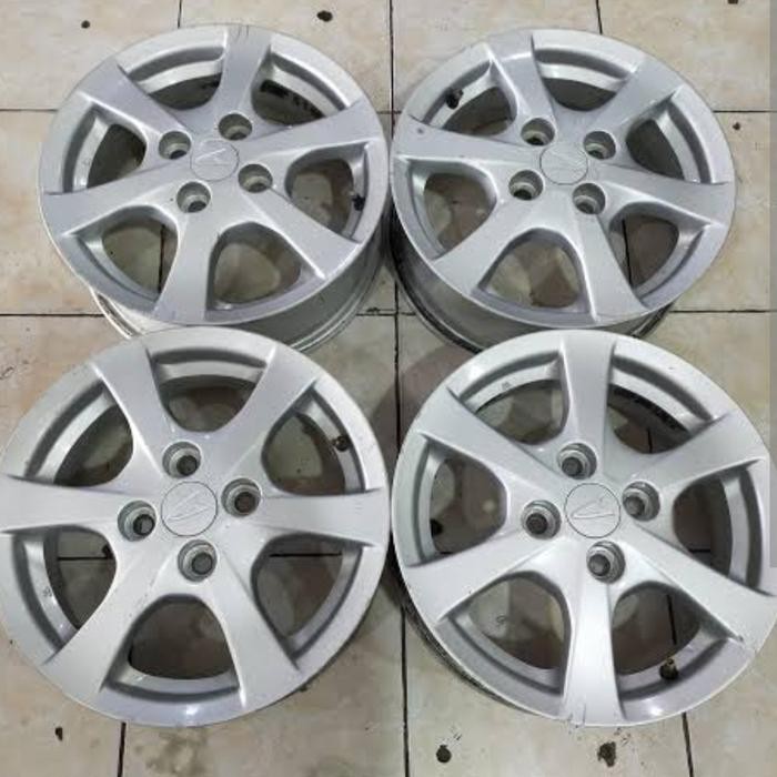 4 velg r14 PCD 100Ayla ori daihatsu ayla sigra agya karimun datsun picanto