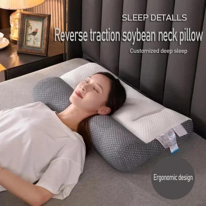 Bantal Tidur Anti Traksi Leher Bantal Kesehatan Orthopedic Pasti Diskon