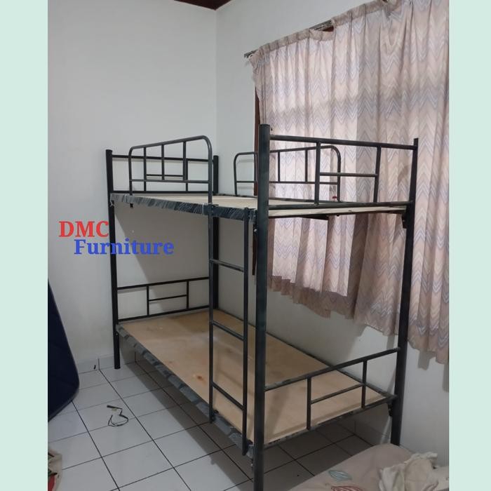 Ranjang tingkat besi Bunkbed Ranjang besi susun 90x200