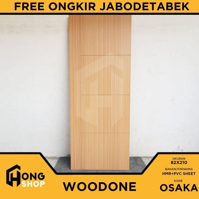 Pintu Geser HMR WOODONE LAMINATE - SET SLIDING (Rel+Handle+Kunci)