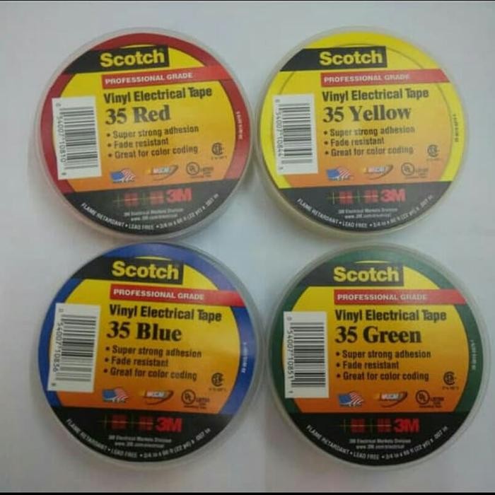3M ISOLASI SCOTCH 35 VINIL ELECTRICAL TAPE