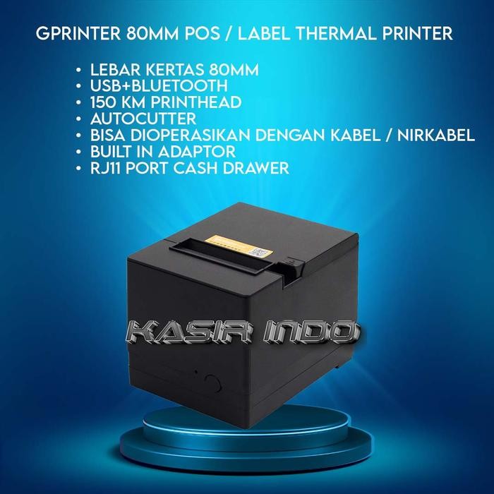 Ready GPrinter 80mm POS / Label Thermal Printer USB + Bluetooth
