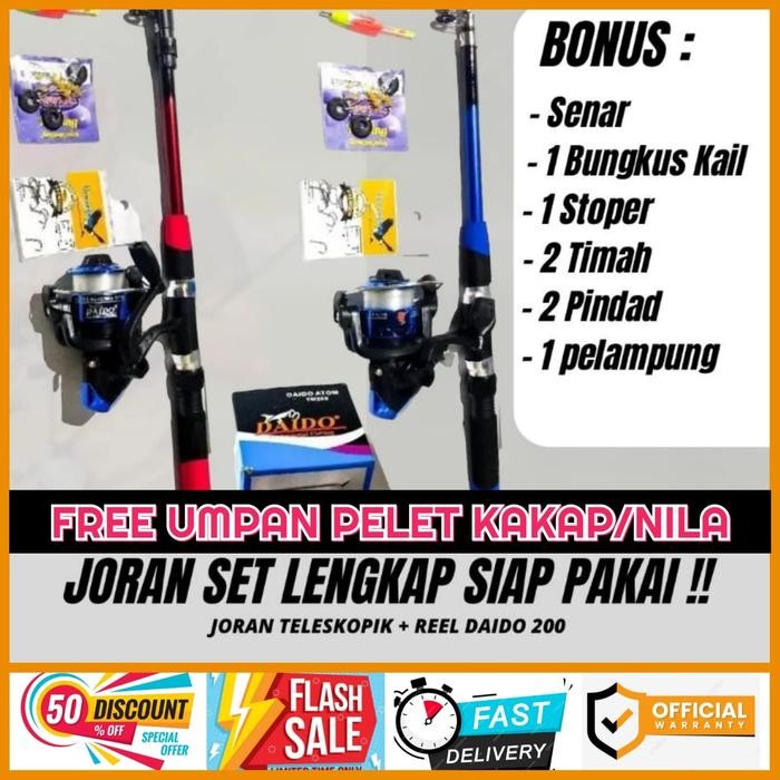 Sougayilang Fishing - Joran Pancing 1 Set Audrey