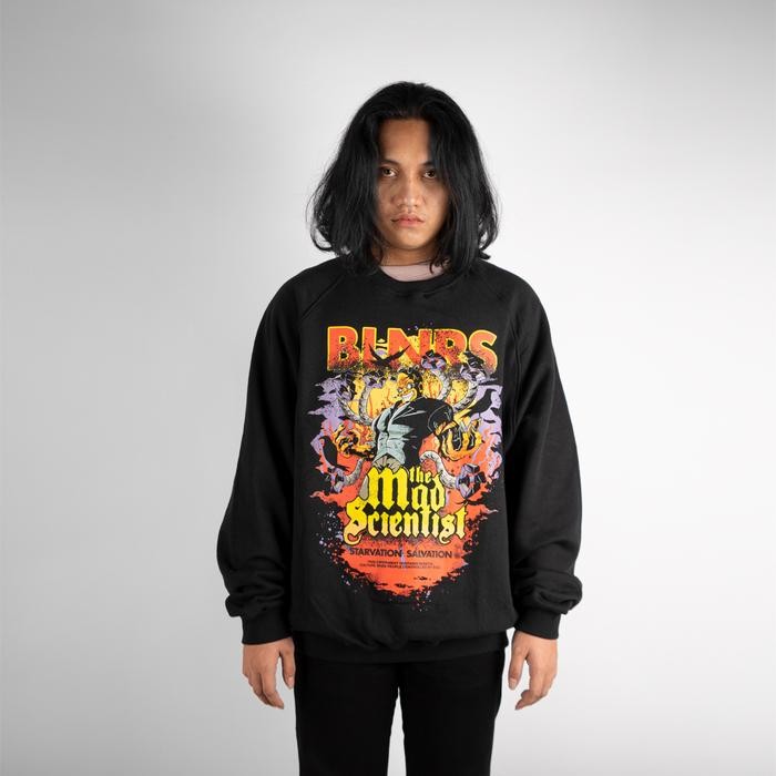BILLIONAIRES PROJECT OUTER - MAD SCIENTIST SWEATSHIRT BLACK terlaris