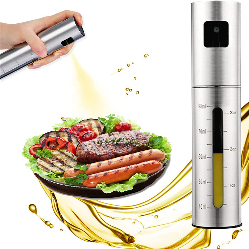 BBQ Baking Olive Oil Spray Bottle Stainless Steel Oil Spray Bottle Vinegar Spray Bottles Sprayer  Se