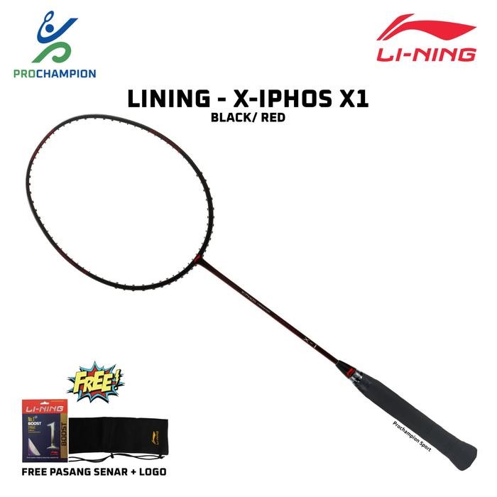 RAKET BADMINTON LINING X IPHOS X1 ORIGINAL