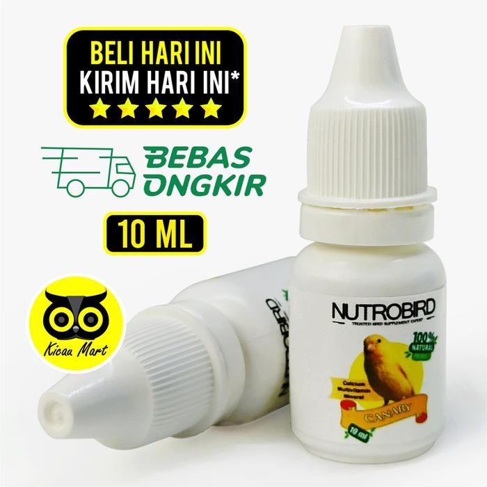 ces0- Nutrobird Kenari Vitamin Obat Penggacor Burung Kenari Gacor Noknr Untuk Obat Burung