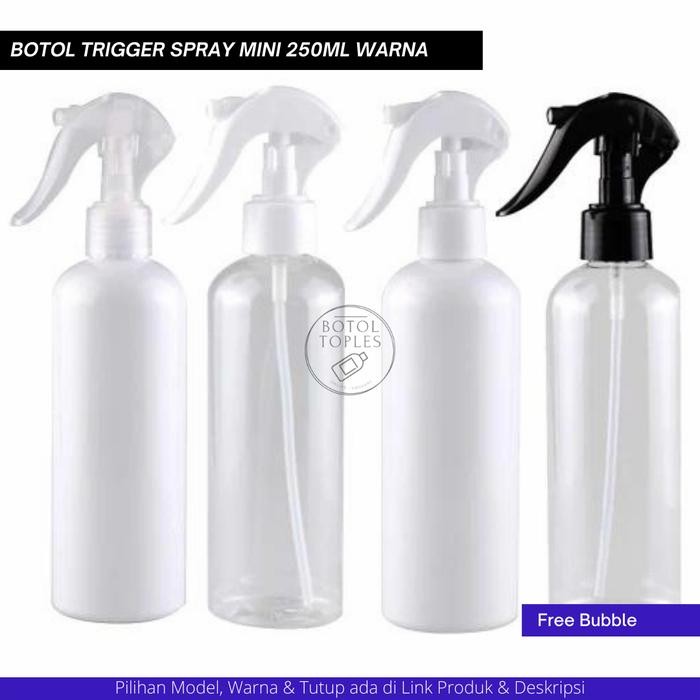 Rds - Botol Trigger 250Ml Spray Bening Tebal (Harga Grosir)