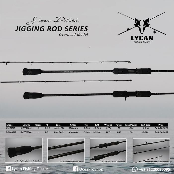 Ready Lycan Slow Pitch Jigging Overhead Model