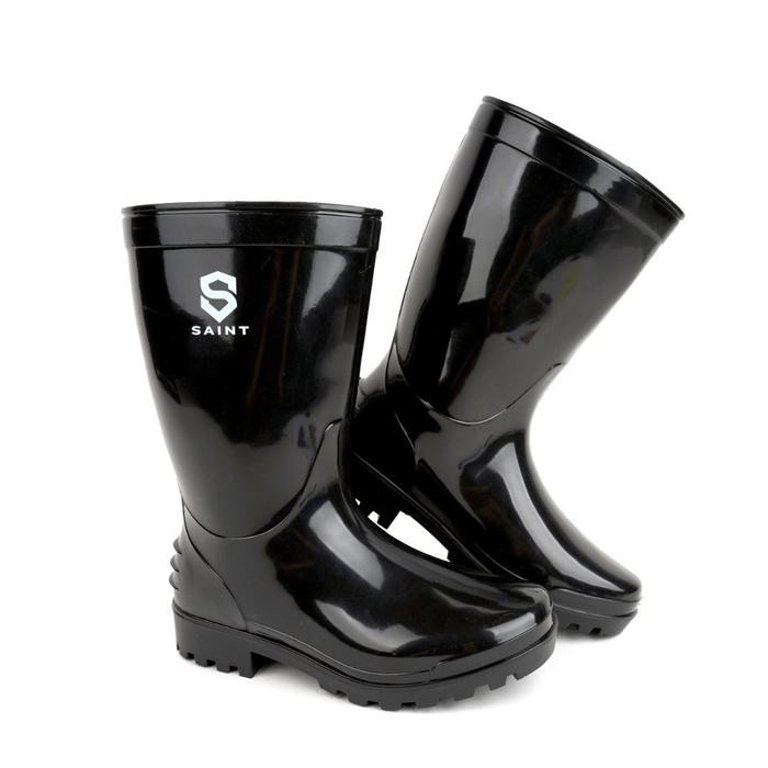 habibi Sepatu Boot Pendek SAINT ASCO Hitam Boots Karet Lentur Anti slip & air