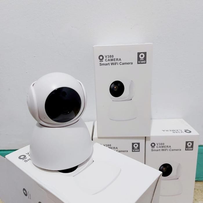 fozg- Kamera Cctv Snowman Q7 V380 Ip Camera 2Mp Hd 1080P Cctv Wifi Snowman Kamera Cctv - Ip