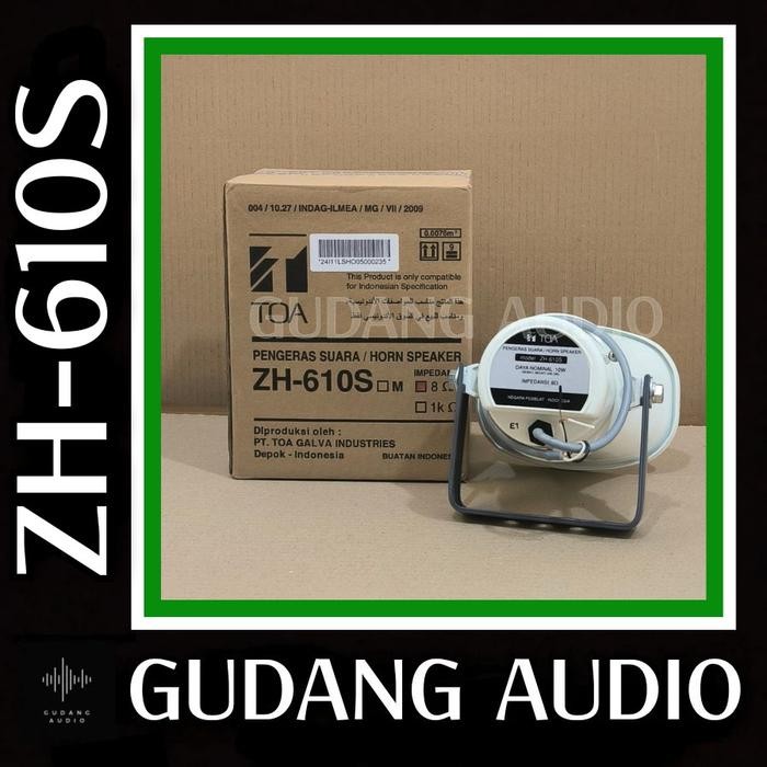 Toa Horn Corong Speaker ukuran kecil ZH-610S ZH-610 S 1 Watt Garansi