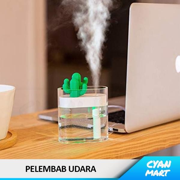 3Life Humidifier Portable Pelembab Udara Kaktus Aroma Terapi Elektrik Cactus Humidifier Aroma